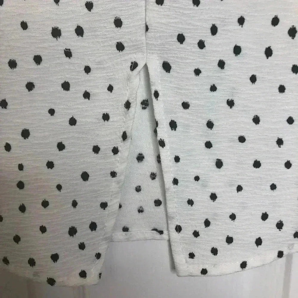 Renee C. Tank  Top Polka Dots White & Black Size Small - Picture 9 of 16
